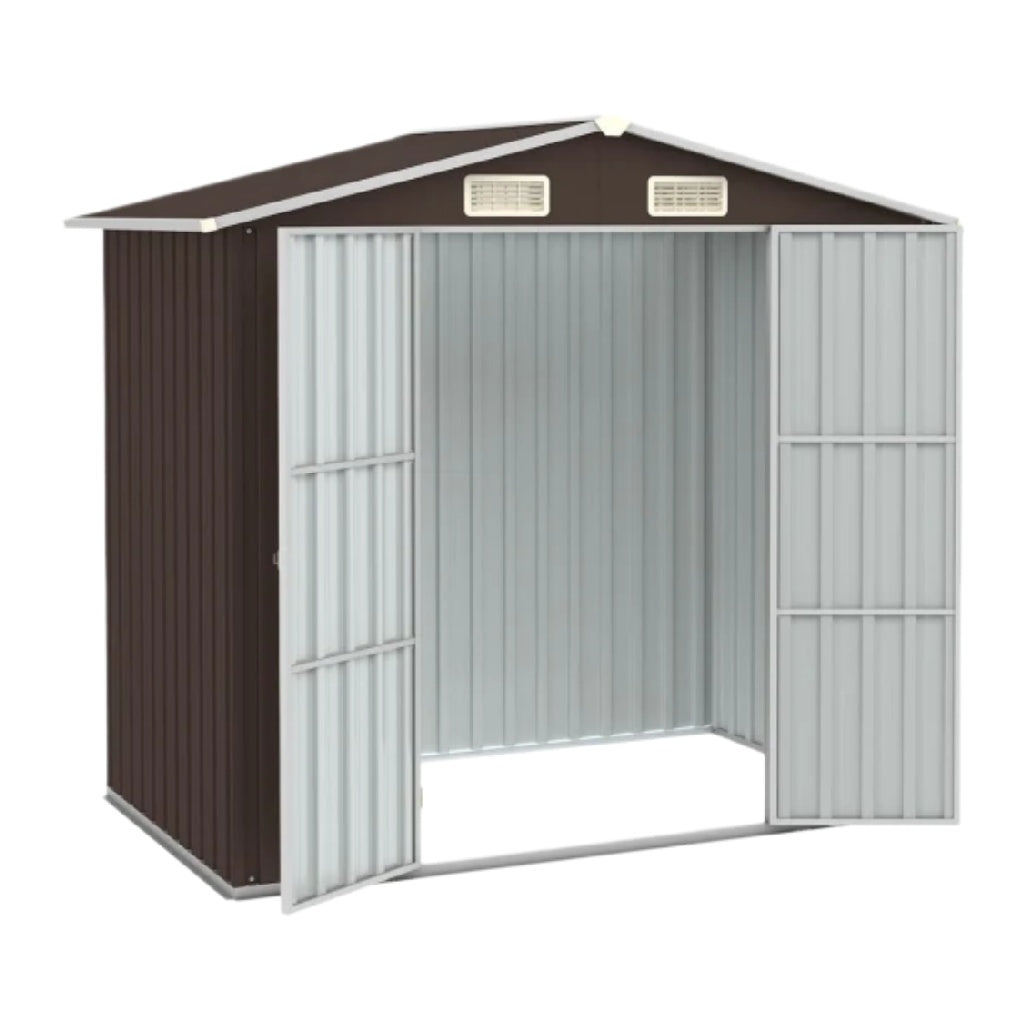 Outdoor Storage Shed for Garden Use in Metal - 150 x 100 x 120