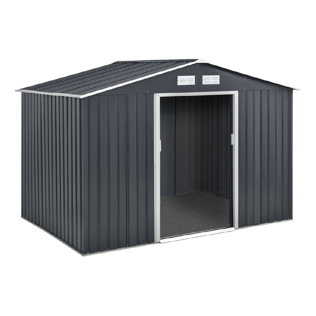 Metal Garden Shed for Outdoor Storage in Galvanized Steel - 200 x 150 x 180