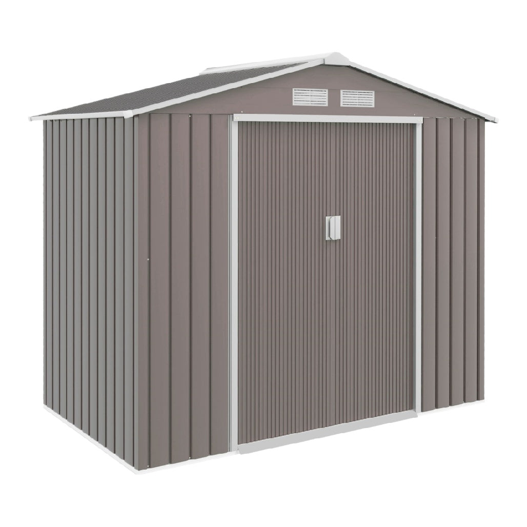 Outdoor Storage Shed for Garden Use in Metal - 200 x 150 x 180
