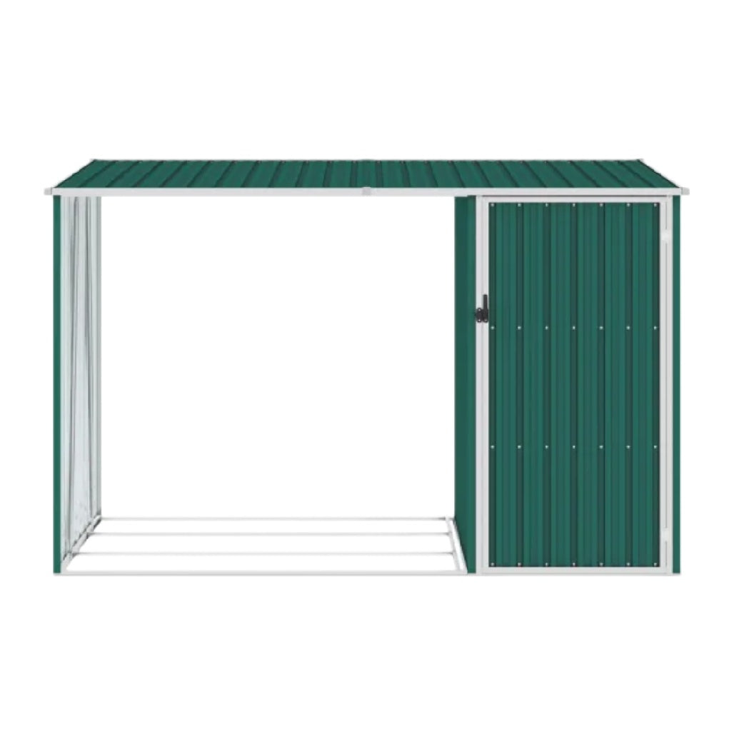 Metal Garden Storage Shed for Outdoor Use - Galvanized Steel - 180 x 90 x 120