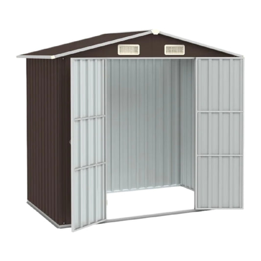 Outdoor Storage Shed for Garden Use in Metal - 150 x 100 x 120