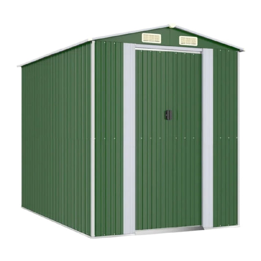 Metal Storage Shed for Outdoor Use in Galvanized Steel - 240 x 150 x 200