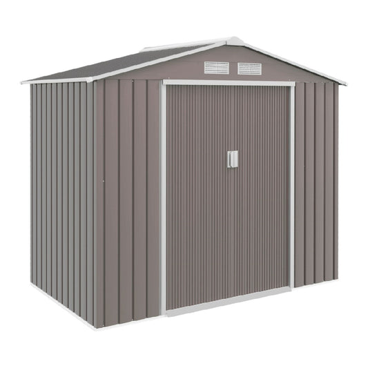 Outdoor Storage Shed for Garden Use in Metal - 200 x 150 x 180